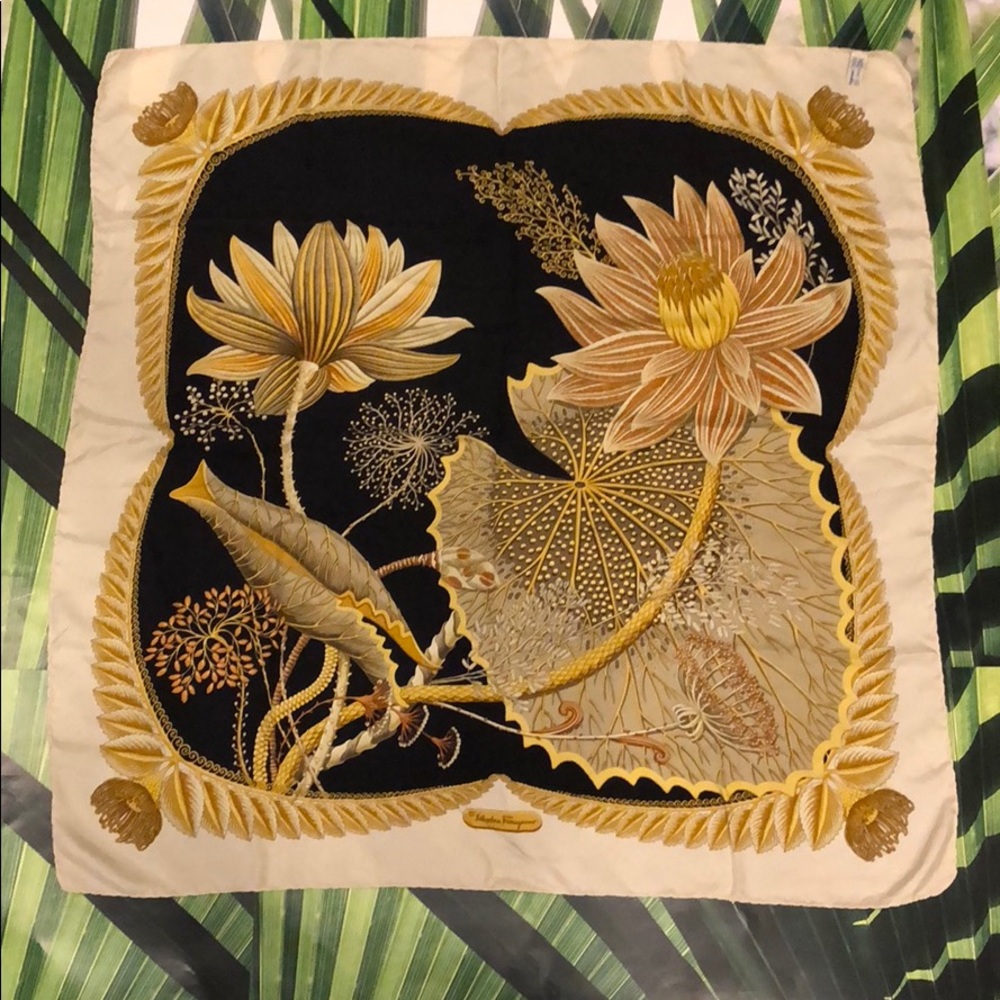 Savatore Ferragamo Silk Scarf